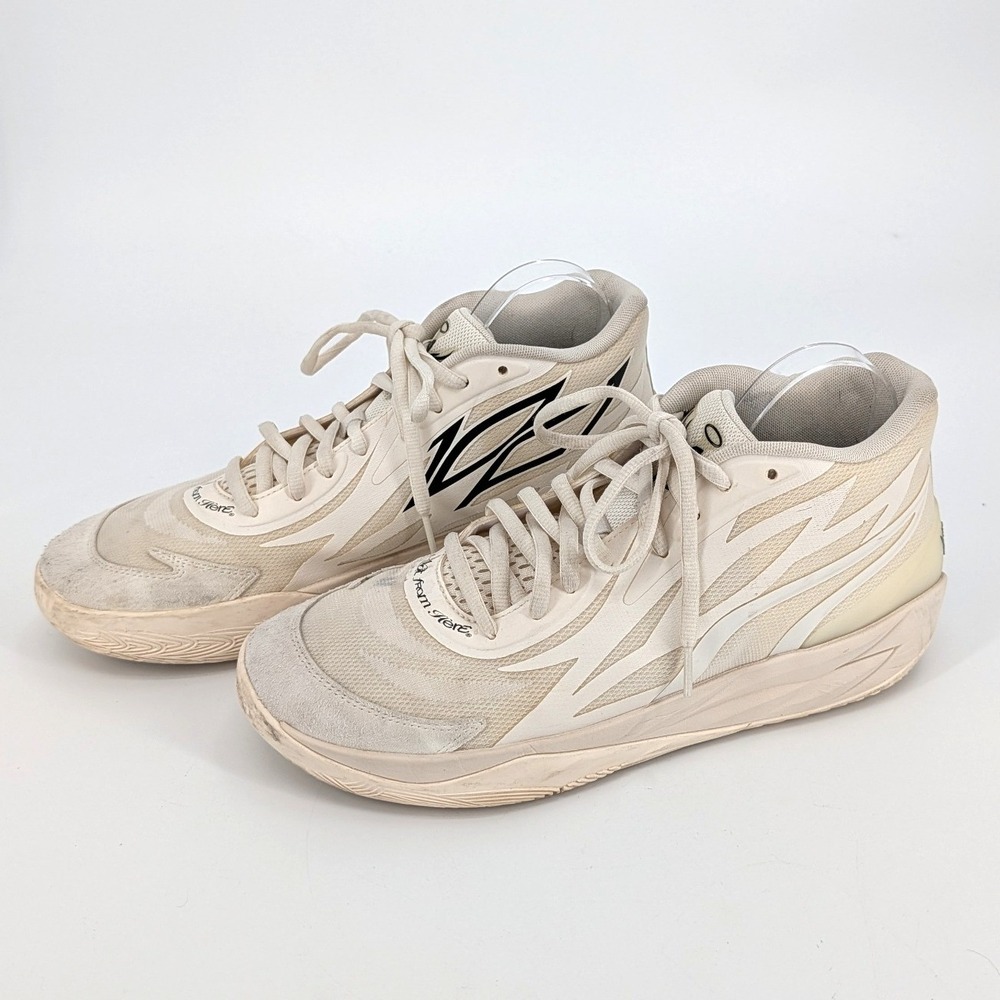 Puma MB.01 Lo LaMelo Ball Not From Here White Black Basketball Shoes Mens 12